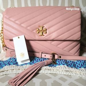 💞 NEW!Tory Burch Kira Chevron Flap Shoulder Bag